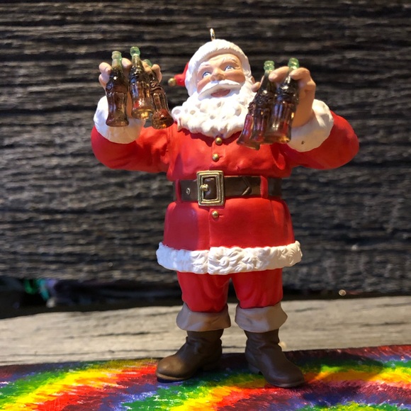 ❤️1993 Coca Cola Christmas ornament with Coke bottles 90s Vtg Hallmark Keepsake - Picture 11 of 13